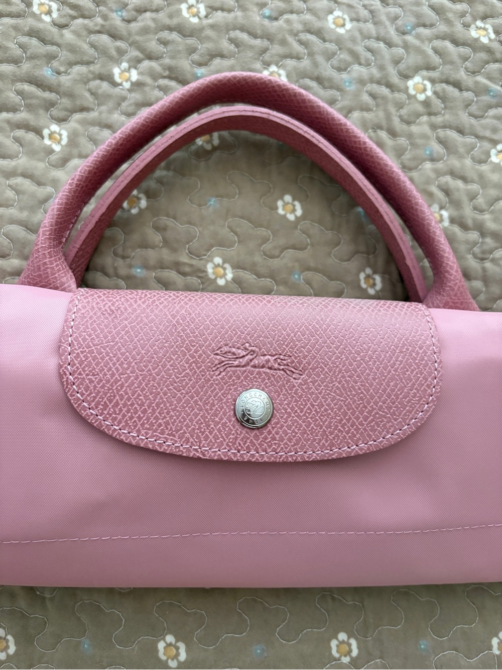 Longchamp Le Pliage Recycled Large Tote - Petal Pink - Picture 14 of 14